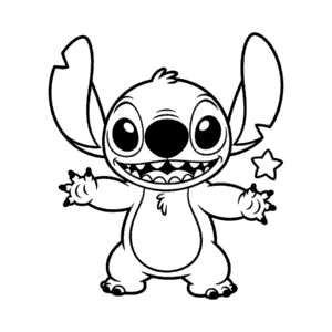 Dessin Facile Disney Lilo et Stitch