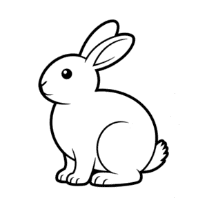 Dessin Facile Lapin simple