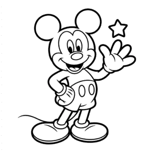 Dessin Facile Mickey en 3D
