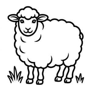 Dessin Facile Mouton du Dorset