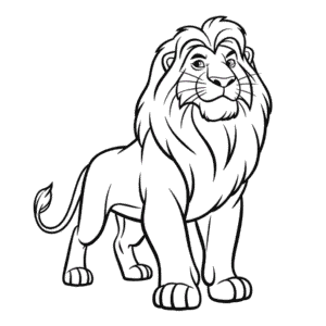 Dessin Facile Mufasa du Roi Lion