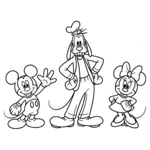 Dessin Facile Personnages Mickey