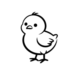 Dessin Facile Petit Poussin