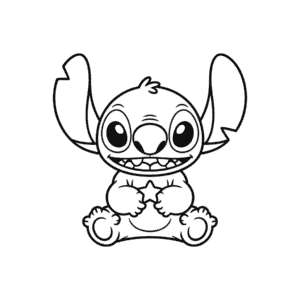 Dessin Facile Stitch Kawaii