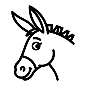 Dessin Facile Tête d'âne