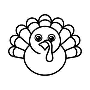 Dessin Facile Tête de Dinde