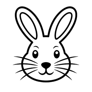 Dessin Facile Tête de lapin