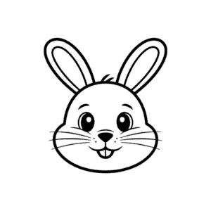 Dessin Facile Visage de lapin