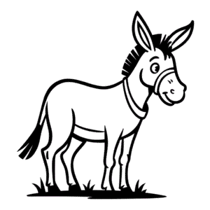 Dessin Facile Âne