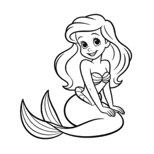 Dessin Facile Ariel Mignonne