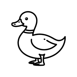 Dessin Facile Canard pour les enfants