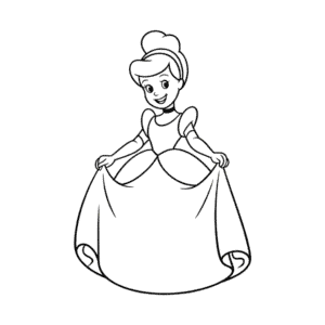 Dessin Facile Cendrillon dessin animé