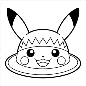 Dessin Facile Chapeau de Pikachu