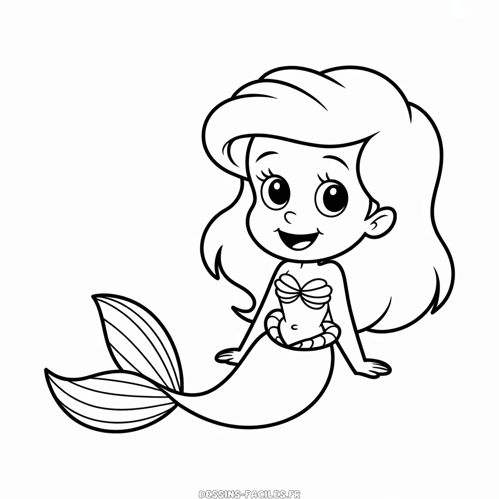 Dessin Facile Chibi Ariel