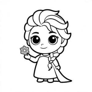 Dessin Facile Chibi Elsa