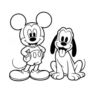 Dessin Facile Chien Mickey