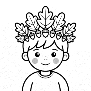 Dessin Facile Couronne d'Automne