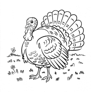 Dessin Facile Dinde gratuite