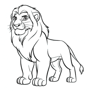 Dessin Facile Kovu Le Roi Lion