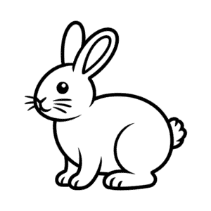 Dessin Facile Lapin pour tout-petit