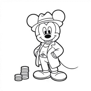 Dessin Facile Mickey Gangster