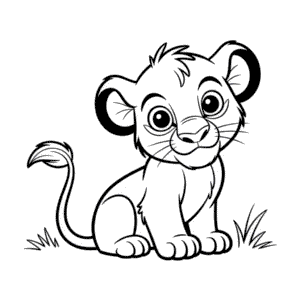 Dessin Facile Petit de Le Roi Lion