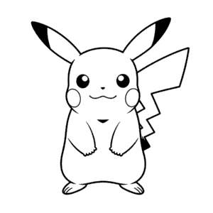 Dessin Facile Pikachu Basique