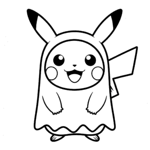 Dessin Facile Pikachu Halloween