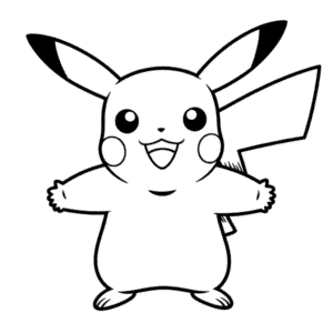 Dessin Facile Pour les Enfants: Pikachu