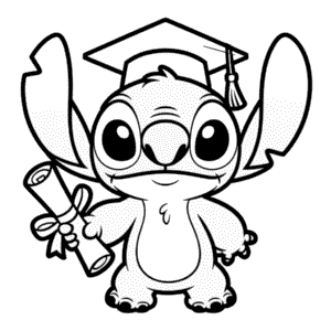 Dessin Facile Remise de Diplôme de Stitch