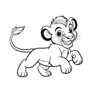 Dessin Facile Simba Le Roi Lion