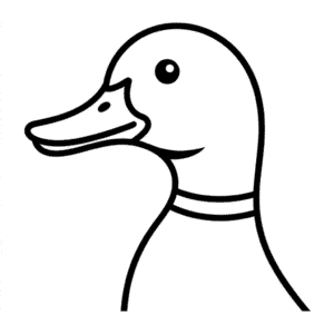 Dessin Facile Tête de canard