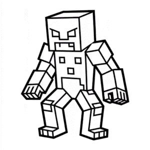 Dessin Facile Créature Minecraft