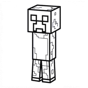 Dessin Facile Creeper Minecraft