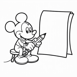 Dessin Facile Dessin Animé Mickey