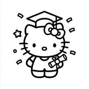 Dessin Facile Diplômation de Hello Kitty