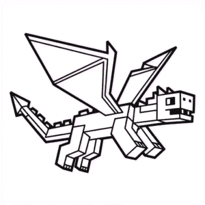 Dessin Facile Dragon Minecraft