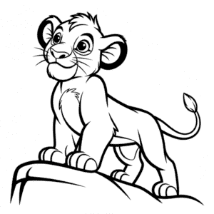 Dessin Facile Le Roi Lion Simba