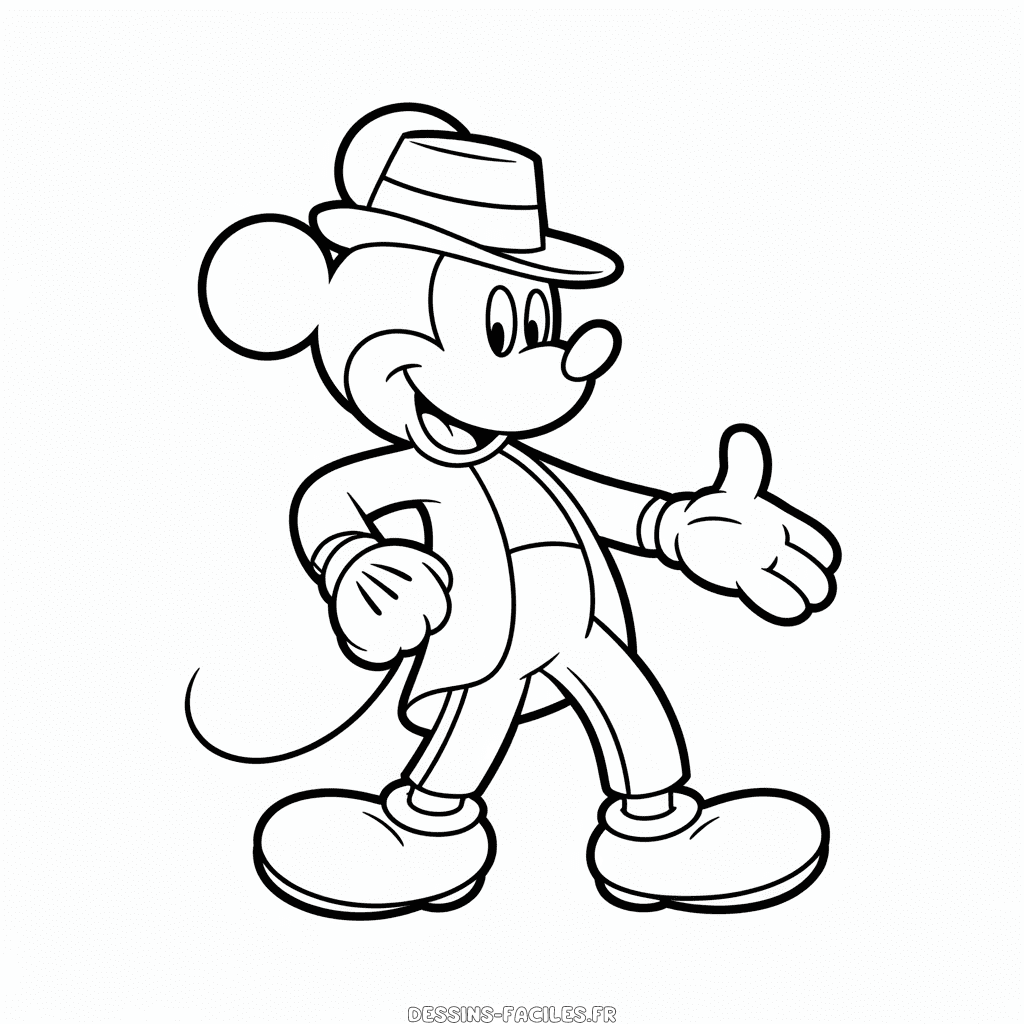 Dessin Facile Michael Jackson Mickey