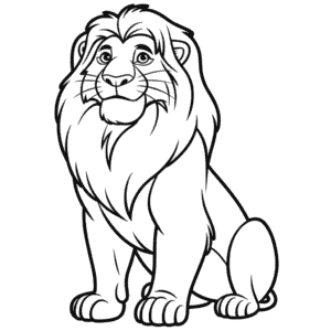 Dessin Facile Mufasa du Roi Lion