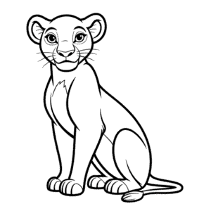 Dessin Facile Nala du Roi Lion