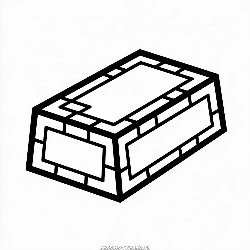 Dessin Facile Or Minecraft