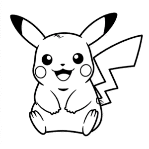 Dessin Facile Pikachu Kawaii