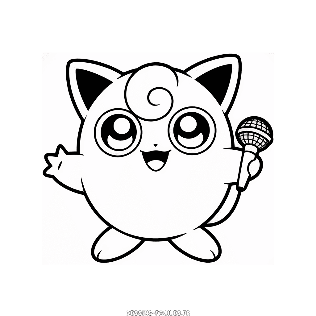 Dessin Facile Pokémon Rondoudou