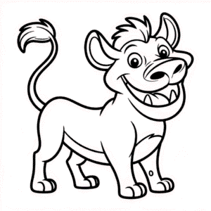 Dessin Facile Pumbaa de Le Roi Lion
