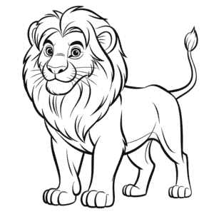 Dessin Facile Roi Lion au Crayon Réaliste