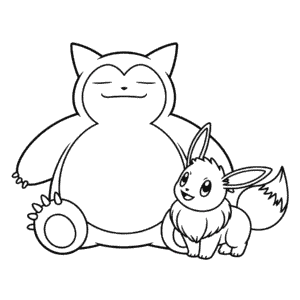 Dessin Facile Ronflex et Évoli