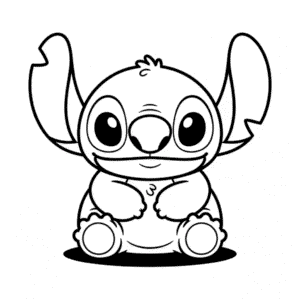 Dessin Facile Squishmallow de Stitch
