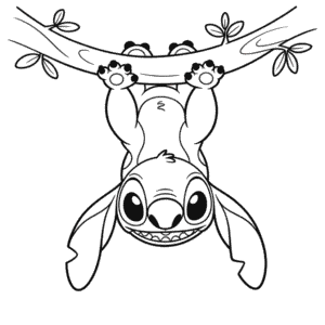 Dessin Facile Stitch à l'Envers